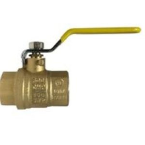 Midland Industries 940174 3/4 in 600 Wog Full Port Ball Valve, Brass