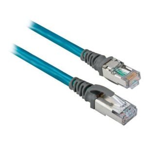 Allen-Bradley 1585J-M8TGJM-2 Oil/Sun Light Resistant Weld Splatter Gigabit Media Cable, 600 V, 8 Conductors, Foil Braid Shielded Conductor, 24 AWG Conductor, 2 m L
