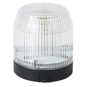 Allen-Bradley Control Tower™ 856T-BMB Non-Stackable Stack Light Module, 24 VAC/VDC, LED Lamp, 70 mm Dia, Base Mounting, Clear