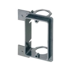 Arlington LVMB1 Mounting Bracket, 1 Gang, Plastic, Surface Mount, For Use With 1/2 or 5/8 in Drywall