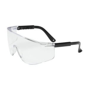 Bouton® 250-03-0000 Zenon Z28™ OTG Protective Glasses, Anti-Scratch, Clear Lens, Rimless Frame, Black, Polycarbonate Frame, Polycarbonate Lens, ANSI Z87.1+