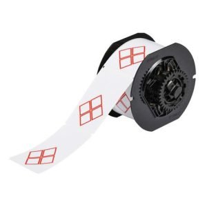 Brady® B30-260-569-CLP4B B30 High Performance Pre-Printed Rectangle Rounded Corner Blank Label, 2.17 in H x 3.35 in W