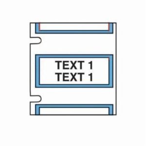 Brady® M71-125-1-342 PermaSleeve® Wire Marking Sleeve, 1.17 to 2.79 mm Wire, 5.969 mm L x 25.78 mm W, B-342 Polyolefin