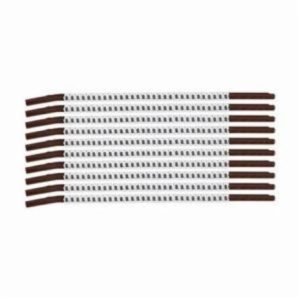 Brady® SCN15-9 Clip Sleeve™ Pre-Printed Wire Marking Sleeve, 0.154 to 0.177 in Wire, Nylon, 9 Legend