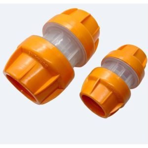 dura-line 20005096 1.25" Clear-Lock, Push-On Coupler, Clear Midsection, 5 in Length, 700 lb Pull out Strength, 1.650 in - 1.670 in OD Working Range, 250 PSI Max Pressure