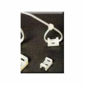 DOLPHIN® DC-LPM-1 Low Profile Small Cable Tie Holder, Nylon, Natural