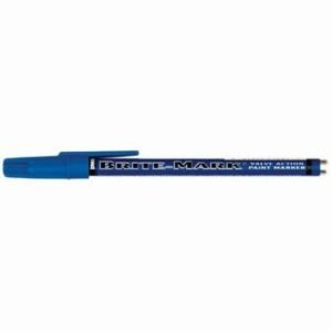 Dykem® BRITE-MARK® 41001 General Purpose Permanent Paint Marker, Fine Tip, Aluminum, Blue