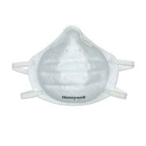 Honeywell DC301N95BX Disposable Respirator With Nose Clip, Universal, N95 Filter, Resists: Moisture