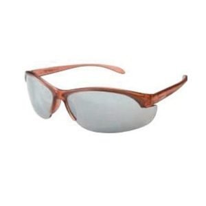 Honeywell W202 W200 Women's Safety Glasses, Hardcoat Lens Coating, Silver Mirror Lens, Wraparound Frame, Dusty Rose Frame, Polycarbonate Frame, Polycarbonate Lens, Specifications Met: ANSI Z87.1-2010