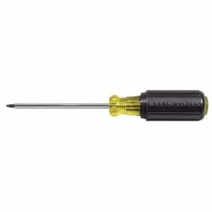 Klein® 662 Screwdriver, Square Recess Point, #2 Point, Steel Shank, 8-1/4 in OAL, Acetate Handle, Polished Chrome, Specifications Met: ASME Specified, Insulated: No, No ESD-Safe