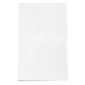 Brady® DAT-11-502-10 Printer Label, 3/8 in L x 1 in W, White Legend/Background, B-502 Vinyl Cloth