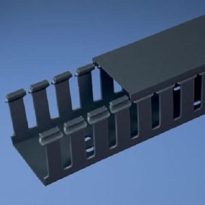 Panduit® Panduct® G3X3BL6 Type G Slotted Wall Wiring Duct, 0.31 in Slot, Wide Finger Slot, 3 in W x 3 in D, PVC