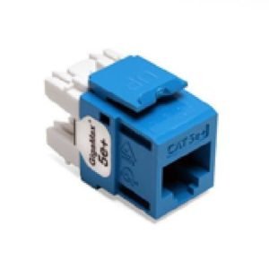 eXtreme® GigaMax® QuickPort® 5G110-RL5 8-Conductor 8-Position Component Rated UTP Connector, Cat 5e+ Module, 1 Ports