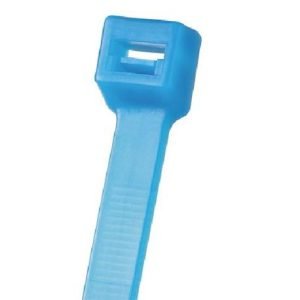 Panduit® Pan-Ty® PLT4S-C76 1-Piece Standard Cable Tie, 14.6 in L x 0.19 in W x 0.059 in THK, Tefzel, Aqua