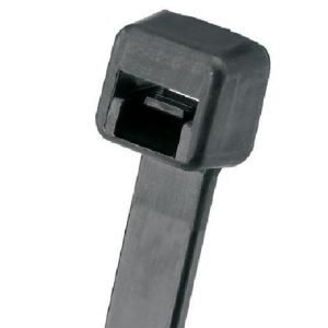 Panduit® Pan-Ty® PLT2H-TL300 Light Heavy Cable Tie, 8.1 in L x 0.3 in W x 0.08 in THK, Nylon 6.6, Black