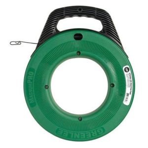 Greenlee® MagnumPRO™ FTS438-125 Fish Tape, 1/8 in W Tape, 125 ft Tape Length, Steel Tape Material, Black