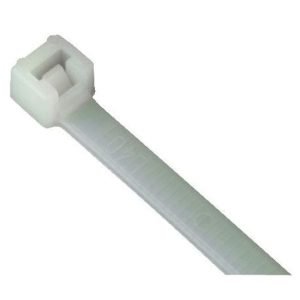 Catamount® L-7-50-9-M 50 Series 1-Piece Standard Cable Tie, 7.435 in L x 0.186 in W x 0.053 in THK, Nylon/Polyamide 6.6, Natural