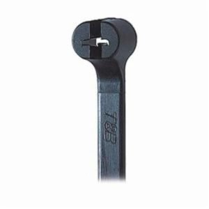 Ty-Rap® TY23MX Standard Cable Tie, 3.62 in L x 0.09 in W x 0.03 in THK, Nylon/Polyamide 6.6, Black