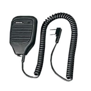 KENWOOD KMC-21 Slim-Line Light Duty Speaker Microphone With 2.5 mm Socket for Earpiece, For Use With: TK-2400/2402/3400/3402 and NX Series Radios, 2 in L x 1 in W x 2 in H