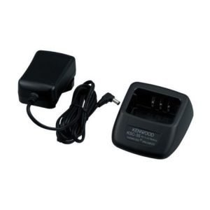 KENWOOD KSC-35SK Single Unit Rapid Wall Charger, 2.5 hr Charging, 120 VAC, Metal/Plastic