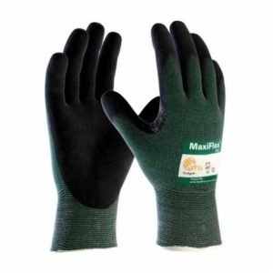 PIP® MaxiFlex® Cut™ 34-8743/XXL Unisex Cut Resistant Gloves, 2XL, MicroFoam/Nitrile Coating, Continuous Knit Wrist Cuff, Resists: Abrasion, Cut, Puncture and Tear, ANSI Cut-Resistance Level: A2