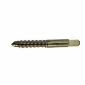 Norseman™ 60230 Type 20-AG Spiral Point Gun Tap, Right Hand Cutting Direction, #6-40 Thread, H2 Thread Limit, Plug Chamfer, 2 Flutes, Gold Oxide, HSS