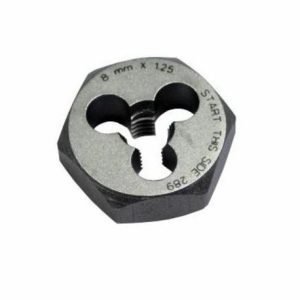 Norseman™ 84010 Type 790 Threading Hexagon Die, Measurement System: Metric, M3x0.6 Thread, High Carbon Steel