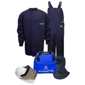ArcGuard® KIT2SC112XNGPVB Arc Flash Kit With FR UltraSoft® Balaclava, Westex® UltraSoft®, Hazard Risk Category (HRC): 2, Hood/Face Shield Max Arc Flash Protection: 12 cal/sq-cm, Garment Max Arc Flash Protection: 12 cal/sq-cm, 2XL Garment