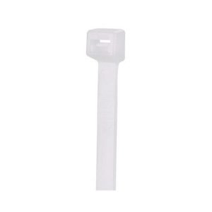 Panduit® StrongHold™ S12-50-C Curved Tip Cable Tie, 11.81 in L x 0.19 in W x 0.05 in THK, Nylon 6.6, Natural