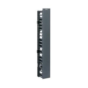Panduit® NetRunner™ WMPVF45E 1-Sided Front Vertical Cable Manager, 4.9 in W x 6-1/2 in D, ABS