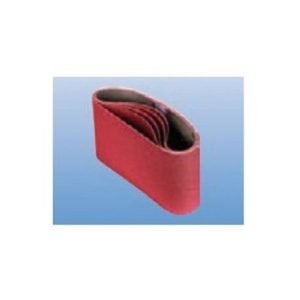PFERD 49643 Portable Coated Abrasive Belt, 3-1/2 in Belt Width, 15-1/2 in Belt Length, 80 Grit, Ceramic Oxide Abrasive