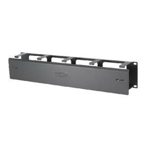 PREMISE WIRING HS23C S Series Fabricated Horizontal Standard Cable Manager With Removable Cover, 20.1 in L x 3-1/2 in W x 3 in D, 2 Rack Unit, Composite