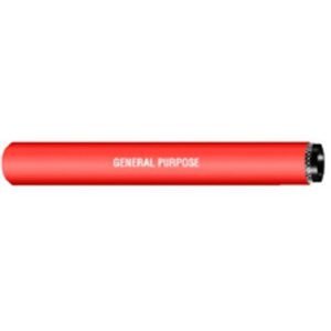 Midland Industries PREMR-038-300 Premimum General Purpose Non Conductive Hose with Reel, 3/8 in Nom.ID, 0.67 in Nom.OD, 300 PSI, Red, Sold by Quantity: 300 ft Reel, Cover: Nitrile, Tube: EPDM Synthetic Rubber, and Reinforcement: Synthetic Yarn