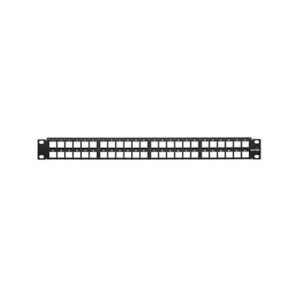 QuickPort® 49255-Q48 High Density Unloaded Patch Panel, 48 Ports, Steel
