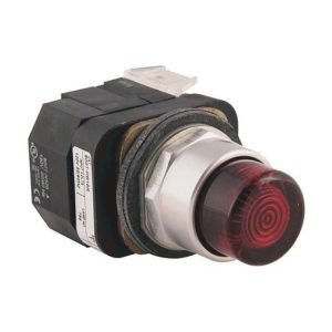 Rockwell Automation 800T-PB16G Illuminated Pushbutton, 30.5 mm, 1NO-1NC Contact Configuration, Extended Head without Guard Operator, Green