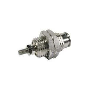 KE SMI SHOP® CJPB10-15 Round Body Cylinder, 10 mm Cylinder Bore, 15 mm Stroke Length, 2.45 N Push, 49 N Pull Maximum Force, Single Acting Cylinder Action, Panel Mounting