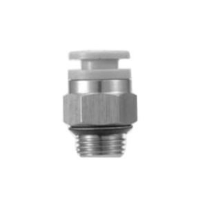 KE SMI SHOP® KQ2H12-U03A One Touch Unifit Connector, Connector, 12 mm x 3/8 in, Tube x Male End Style, Brass/Polybutylene Terephthalate/Polypropylene