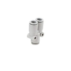 KE SMI SHOP® KQ2U07-00A Y-Union, Union, 1/4 in, Tube x Tube End Style, PBT