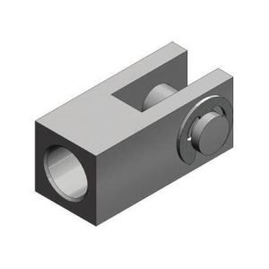 KE SMI SHOP® NY-106 Double Rod Clevis, For Use With NCM Series Round Body Cylinders
