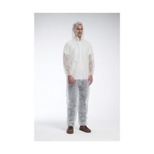 PIP® 3506/L Standard Weight Disposable Coverall With Hood, L, White, Spunbond Polypropylene, 25.6 in Chest, 28.4 in L Inseam